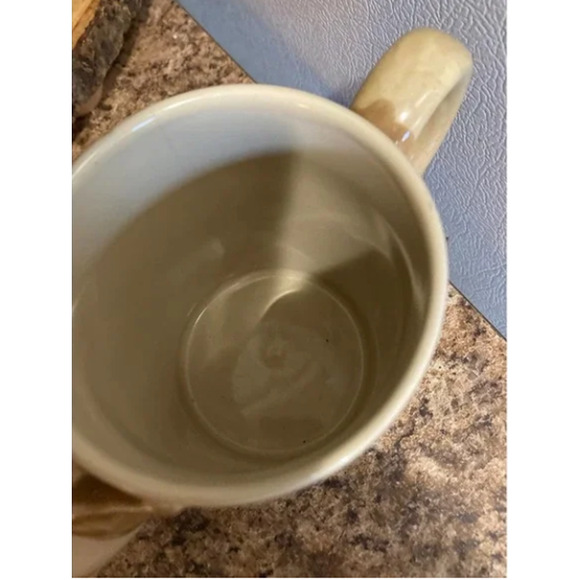 RARE Vintage 3D Pup-uccino Mug - 1970's Puppy Coffee Mug - Brown Dog Cup - Picture 9 of 10